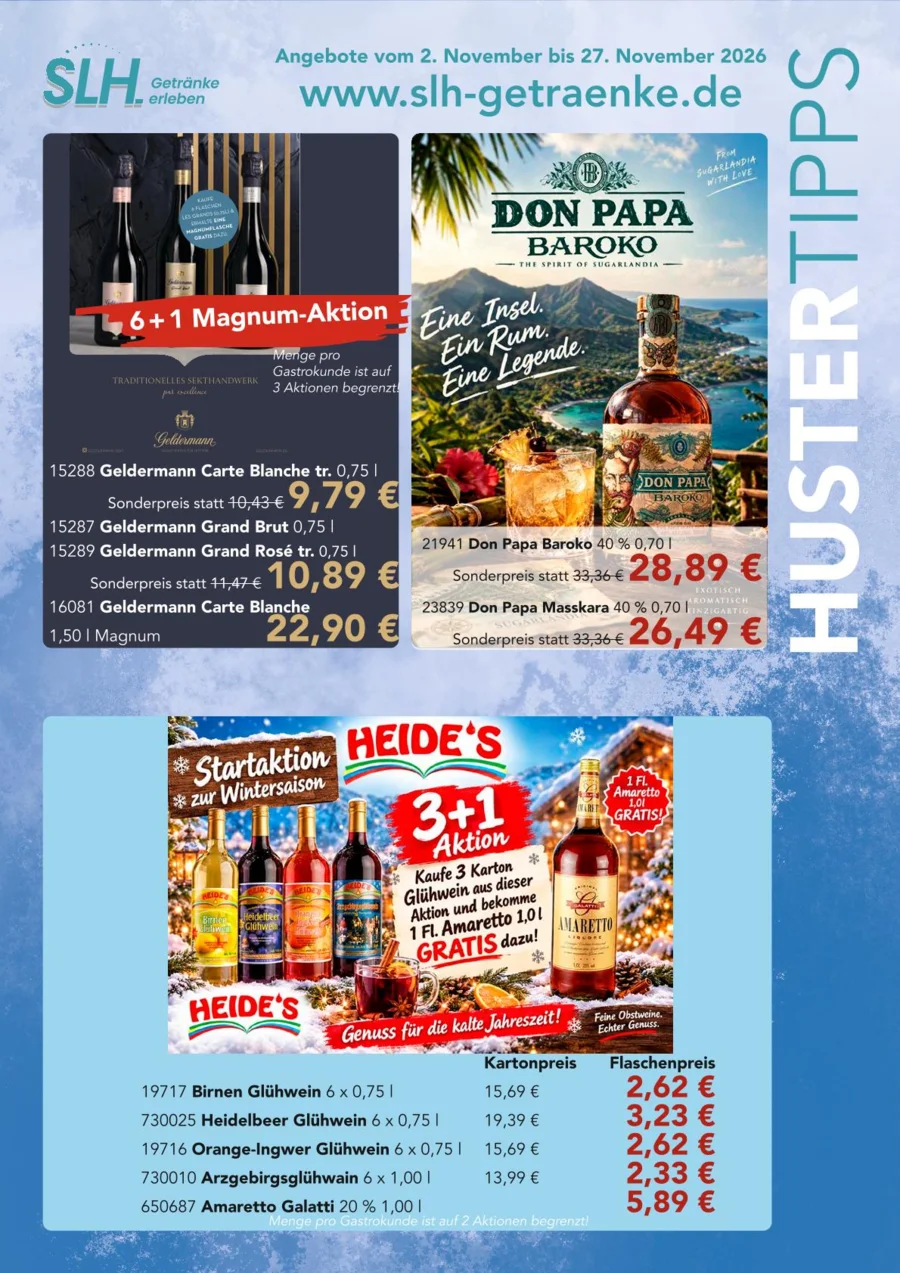 SLH Huster Tipps